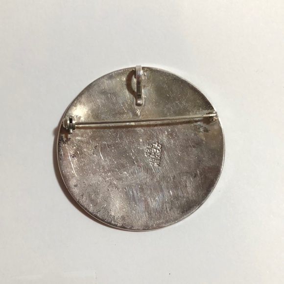 Aztec Brooch 2 Inch Diameter - Picture 2 of 3